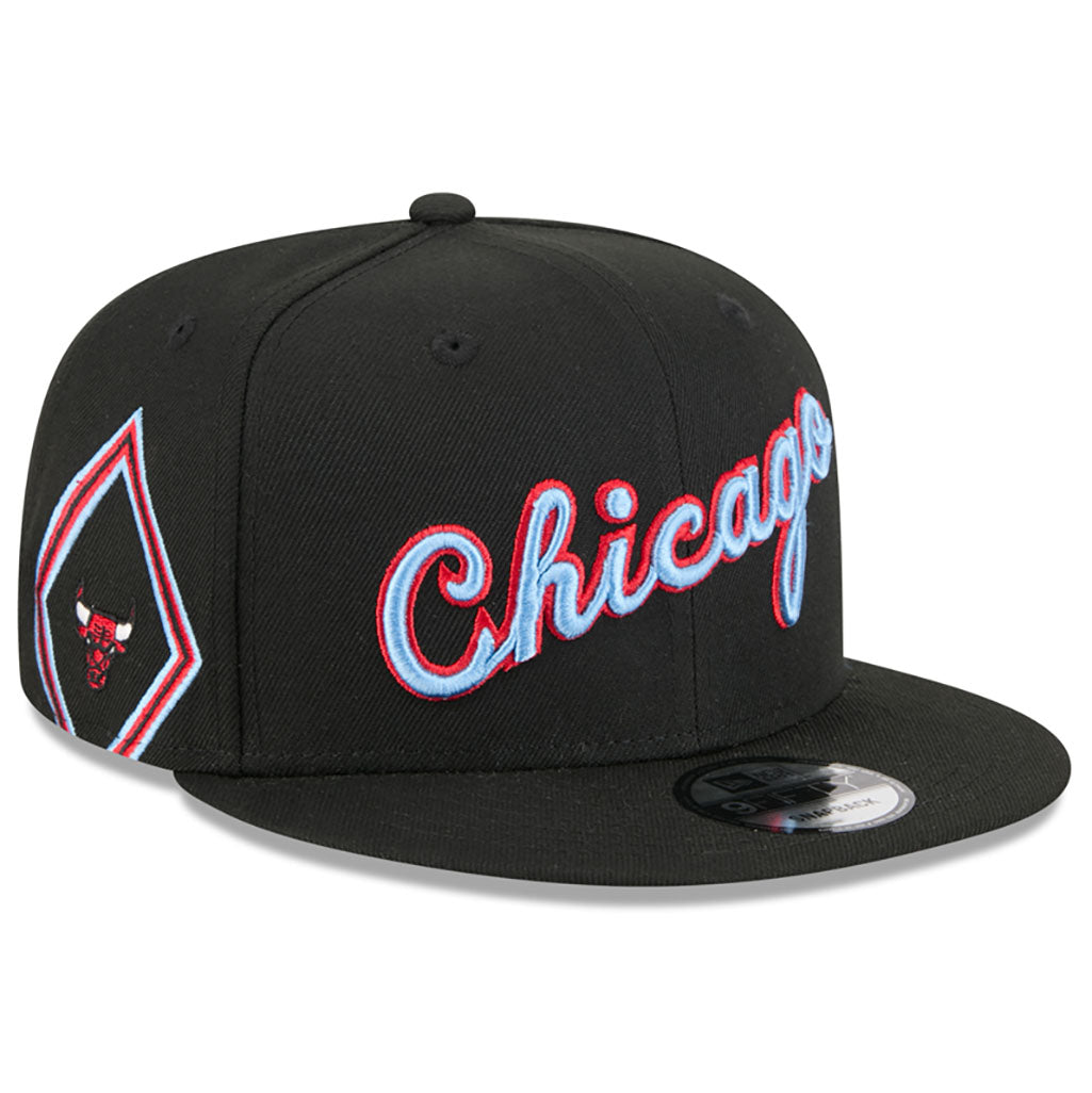 NBA Chicago Bulls New Era 2025-26 City Edition 9FIFTY Snapback Hat - Black