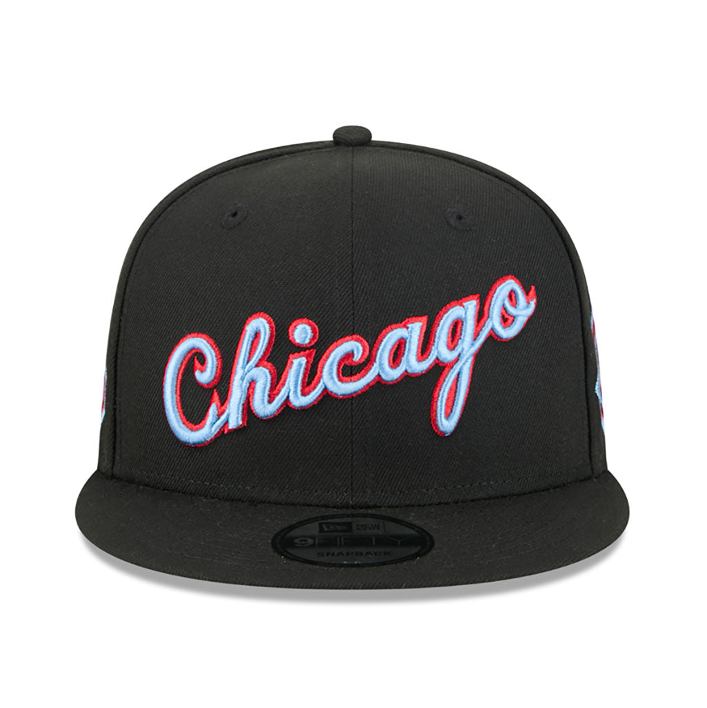 NBA Chicago Bulls New Era 2025-26 City Edition 9FIFTY Snapback Hat - Black