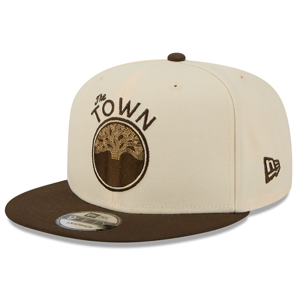 NBA Golden State Warriors New Era 2025-26 City Edition 9FIFTY Snapback Hat - Cream