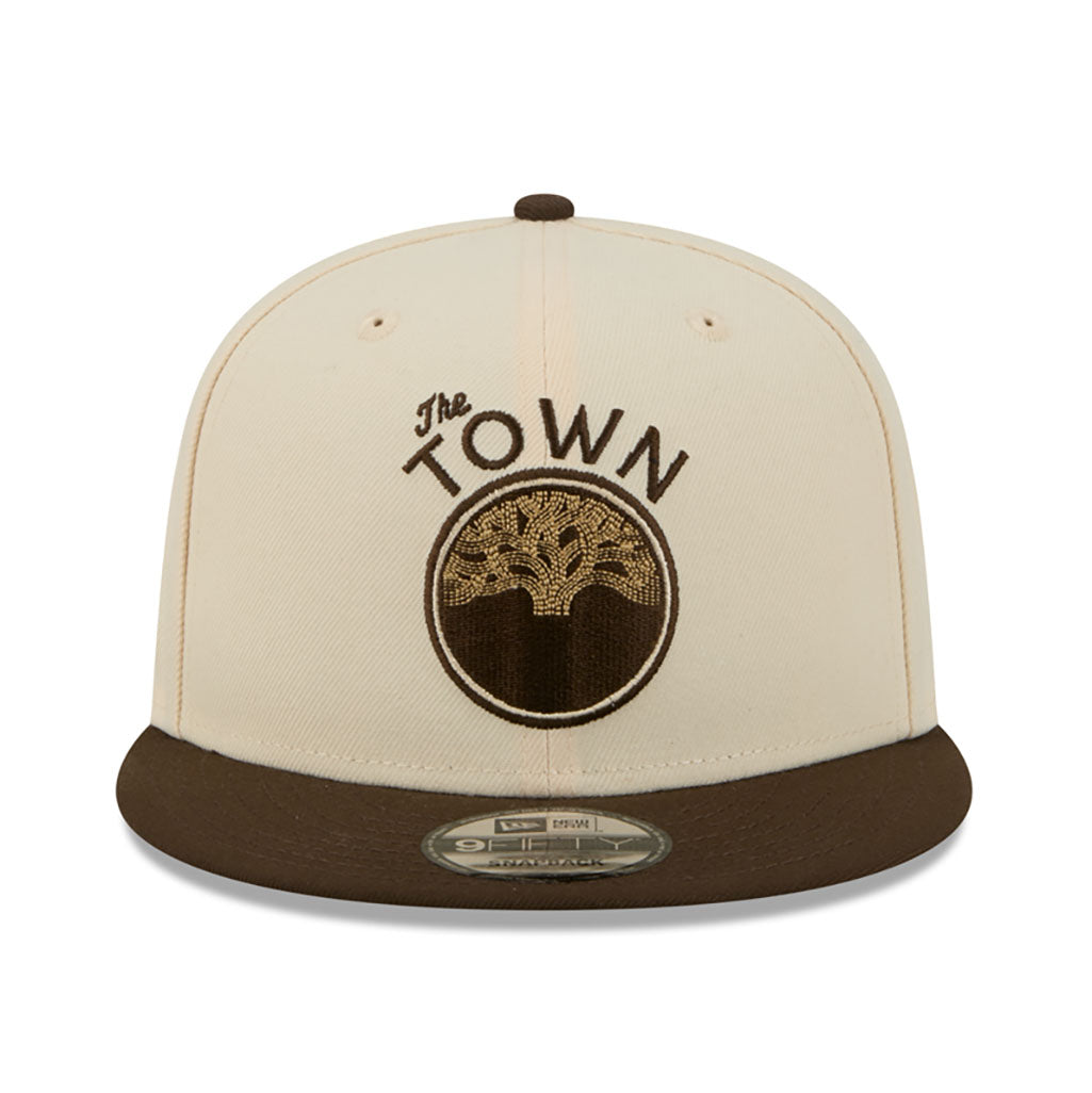 NBA Golden State Warriors New Era 2025-26 City Edition 9FIFTY Snapback Hat - Cream