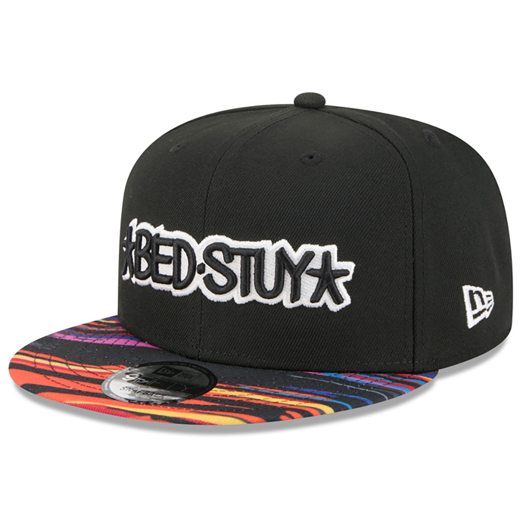 NBA Brooklyn Nets New Era 2025-26 City Edition 9FIFTY Snapback Hat - Black