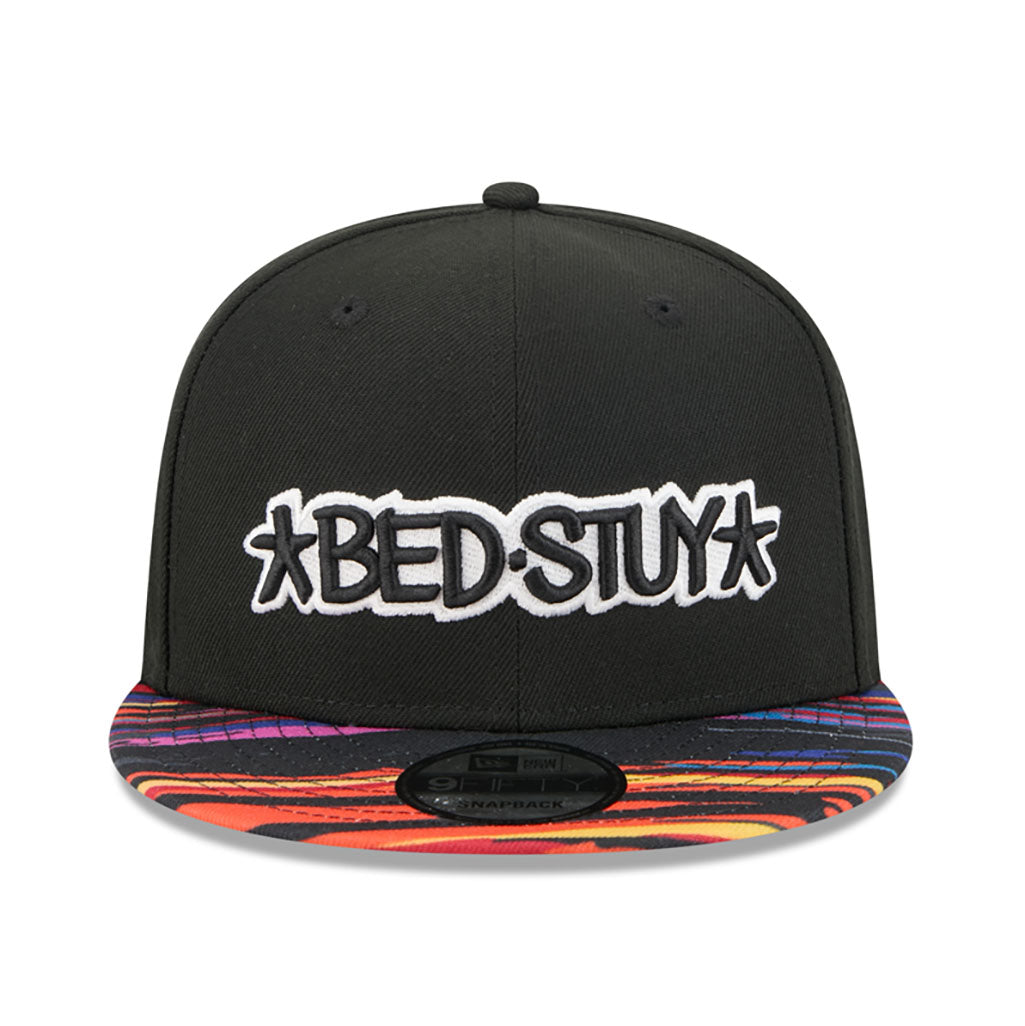 NBA Brooklyn Nets New Era 2025-26 City Edition 9FIFTY Snapback Hat - Black