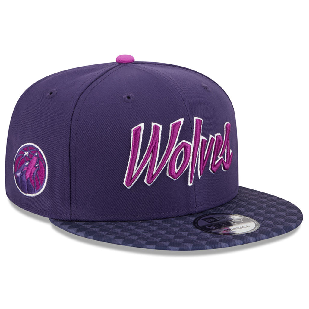 NBA Minnesota Timberwolves New Era 2025-26 City Edition 9FIFTY Snapback Hat - Purple