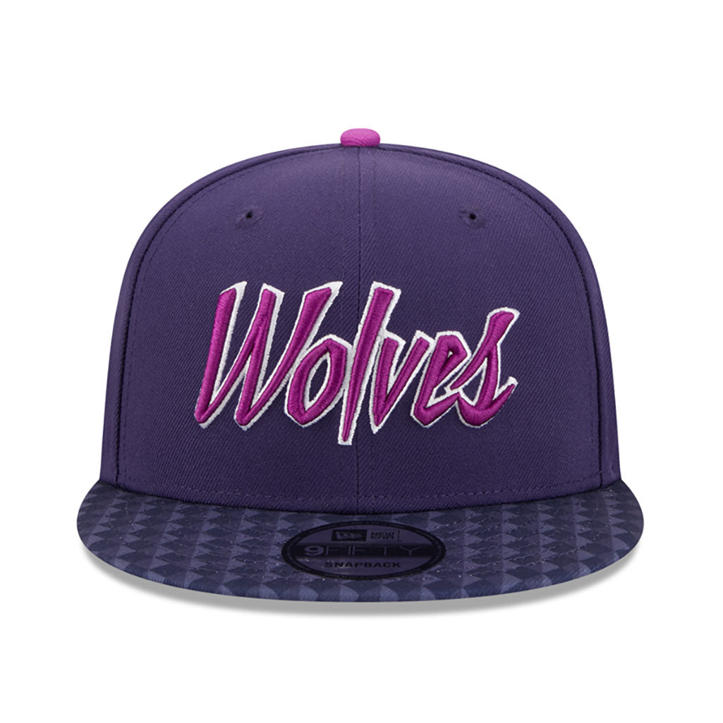 NBA Minnesota Timberwolves New Era 2025-26 City Edition 9FIFTY Snapback Hat - Purple