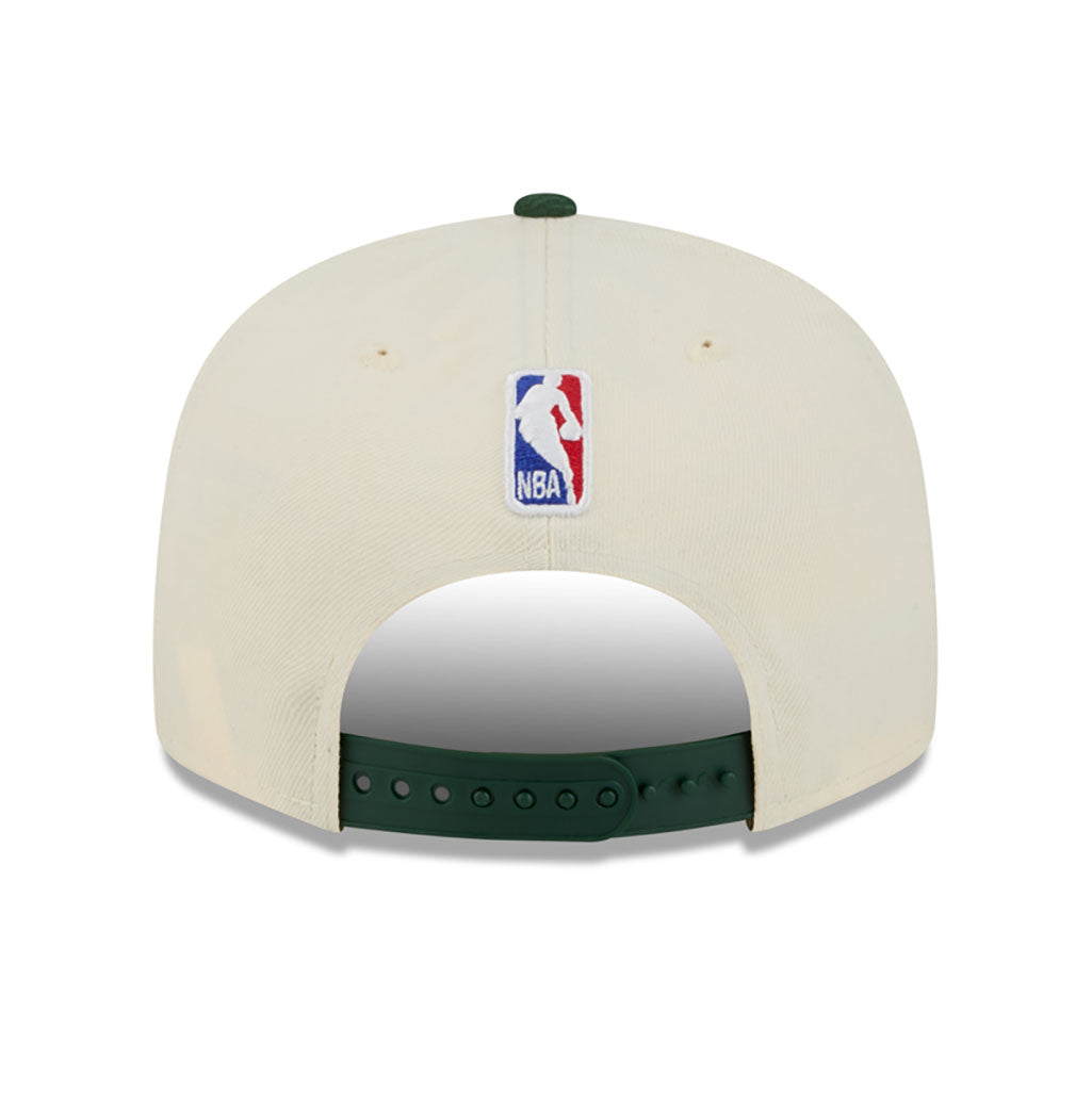 NBA Milwaukee Bucks New Era 2025-26 City Edition 9FIFTY Snapback Hat - Cream