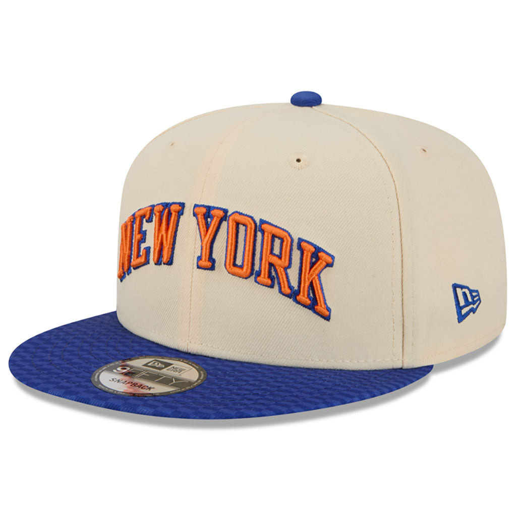 NBA New York Knicks New Era 2025-26 City Edition 9FIFTY Snapback Hat - Cream