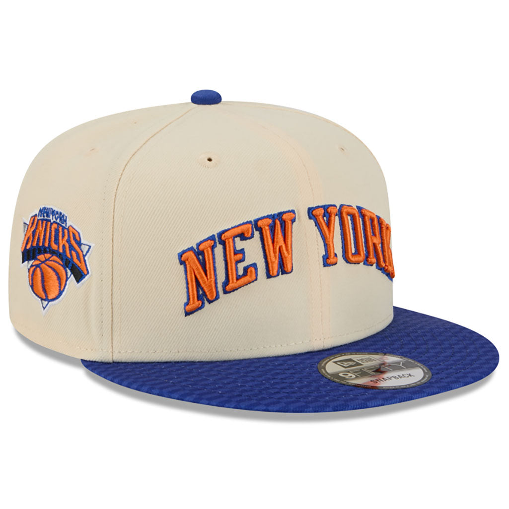 NBA New York Knicks New Era 2025-26 City Edition 9FIFTY Snapback Hat - Cream