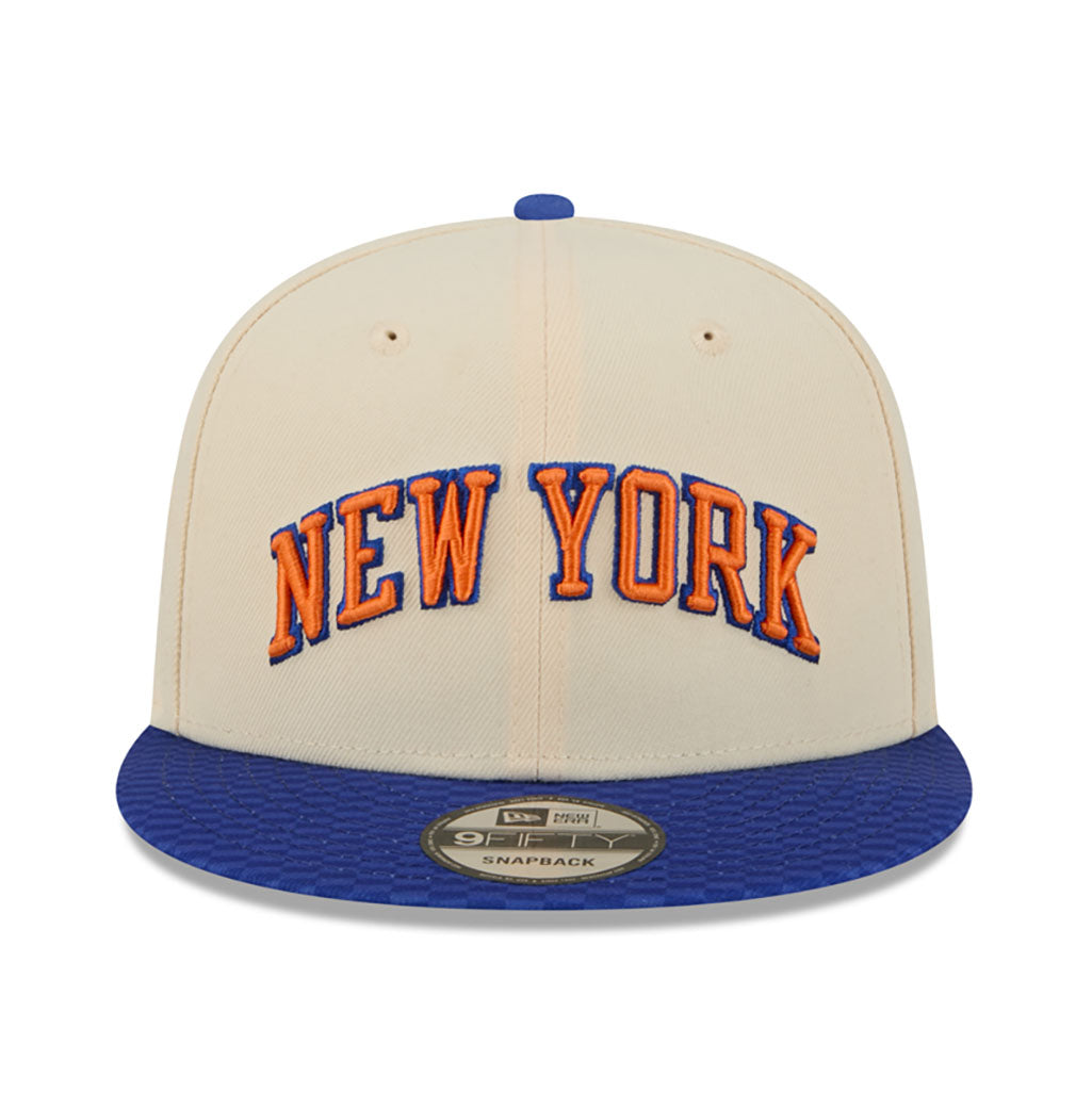 NBA New York Knicks New Era 2025-26 City Edition 9FIFTY Snapback Hat - Cream