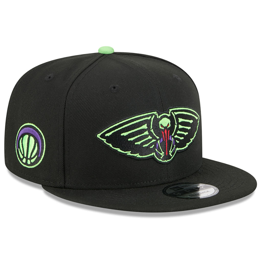 NBA New Orleans Pelicans New Era 2025-26 City Edition 9FIFTY Snapback Hat - Black