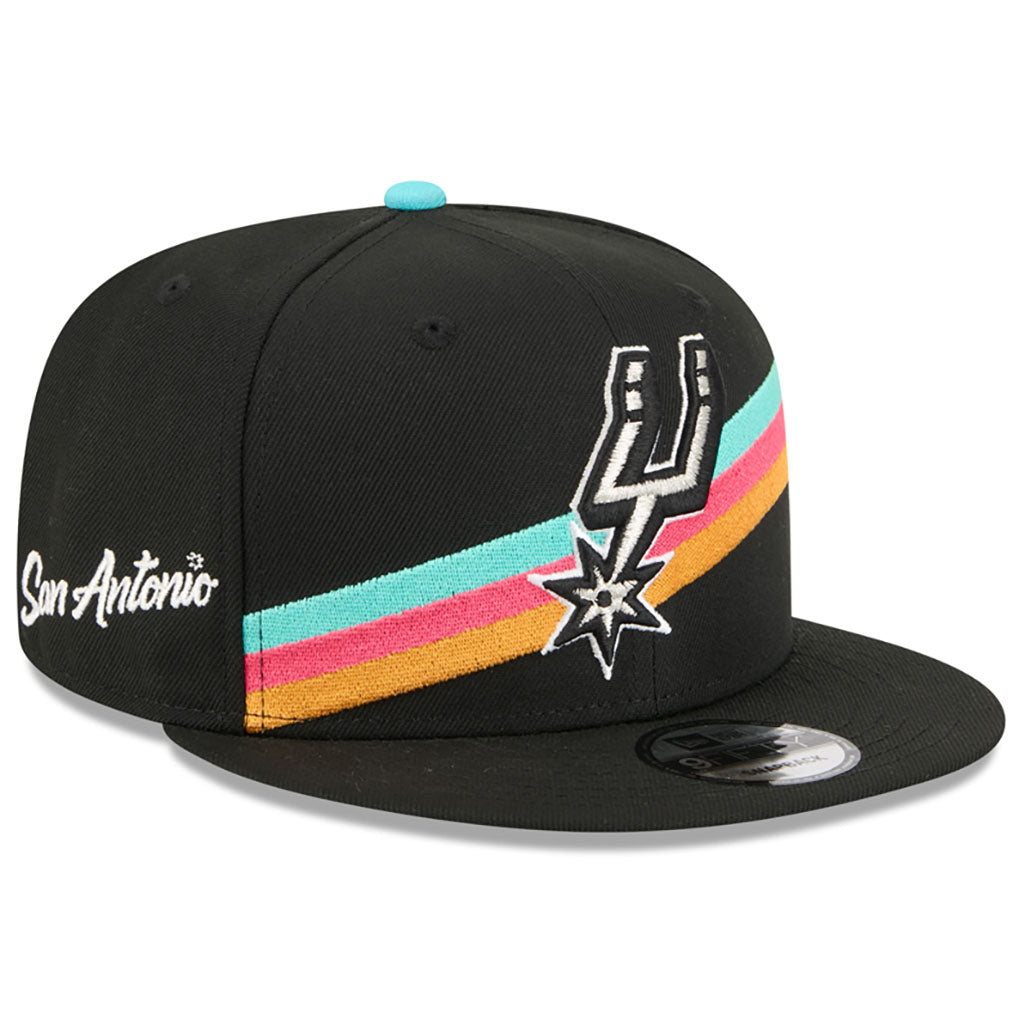 NBA San Antonio Spurs New Era 2025-26 City Edition 9FIFTY Snapback Hat - Black