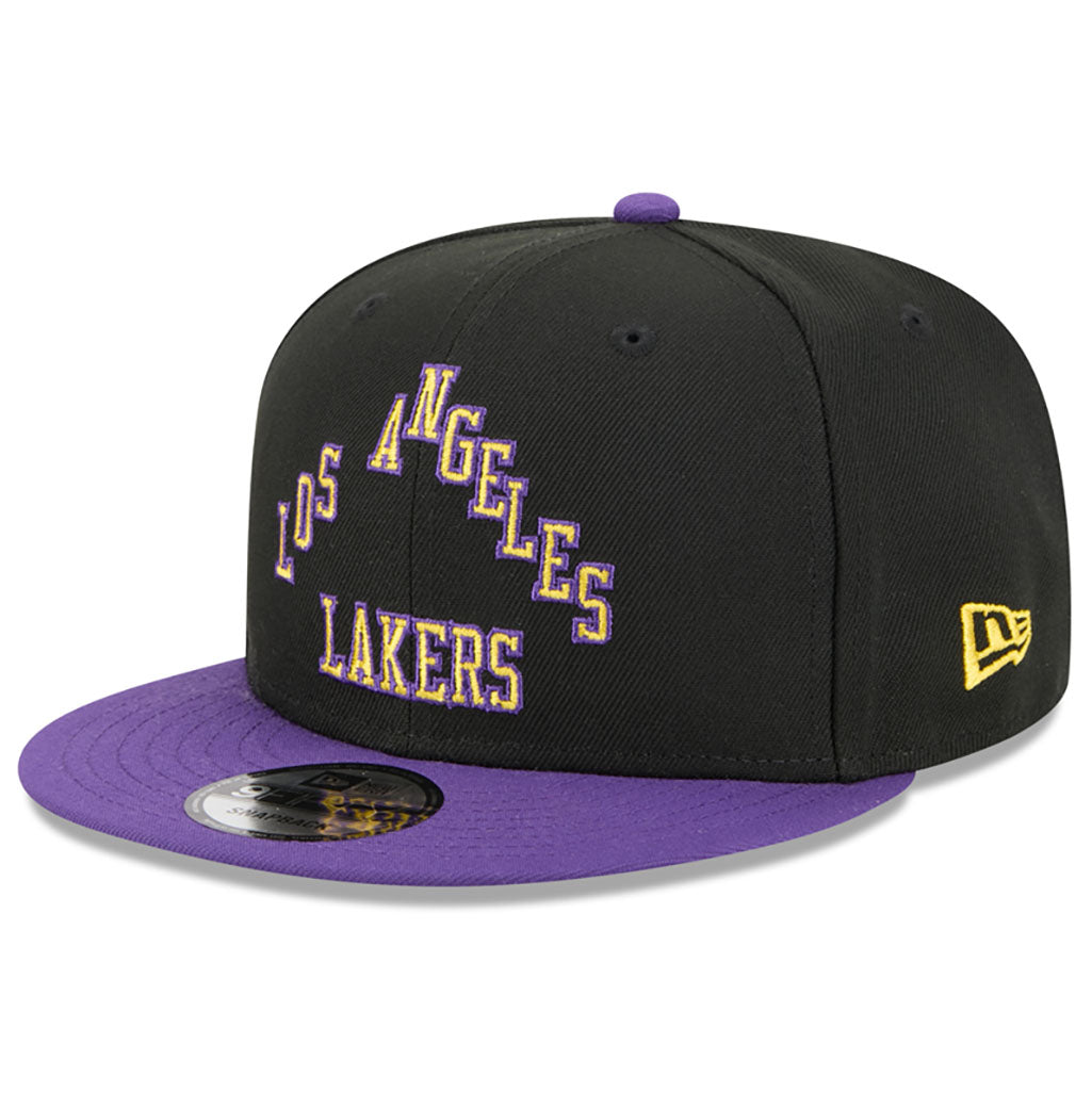 NBA Los Angeles Lakers New Era 2025-26 City Edition 9FIFTY Snapback Hat - Black