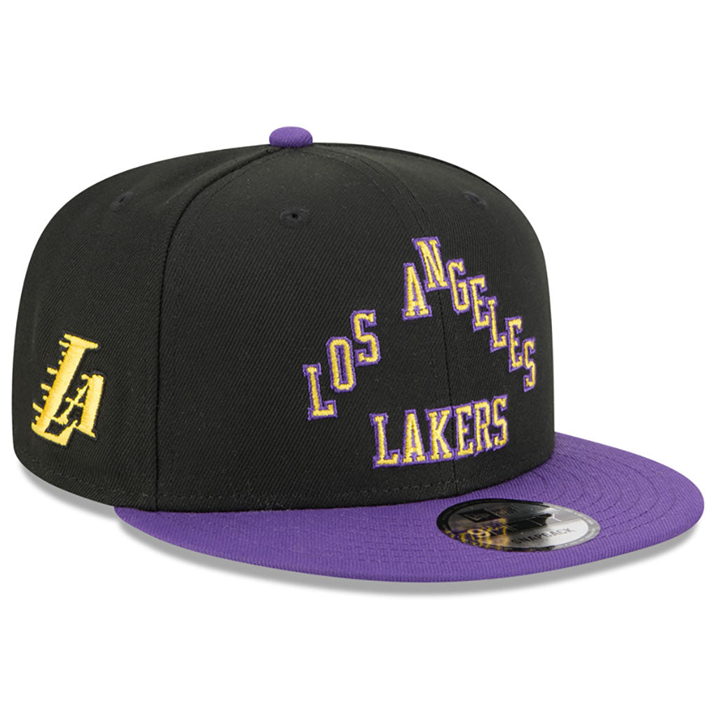 NBA Los Angeles Lakers New Era 2025-26 City Edition 9FIFTY Snapback Hat - Black