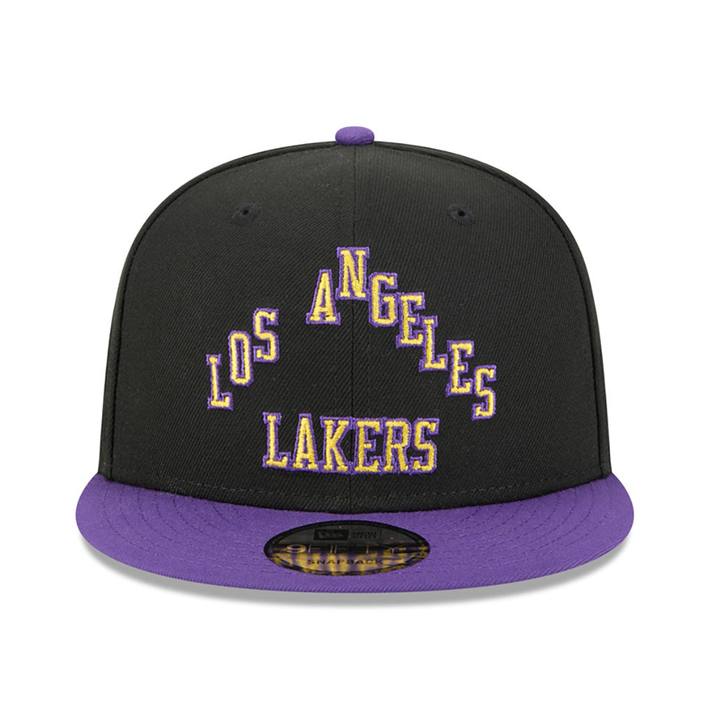 NBA Los Angeles Lakers New Era 2025-26 City Edition 9FIFTY Snapback Hat - Black