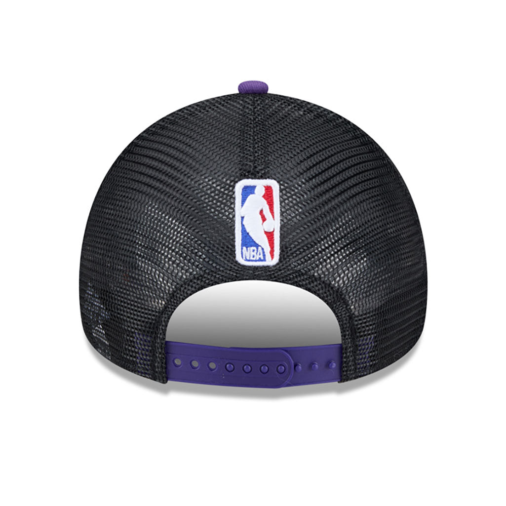 NBA Los Angeles Lakers New Era 2025-26 City Edition 9FORTY A-Frame Adjustable Hat - Black