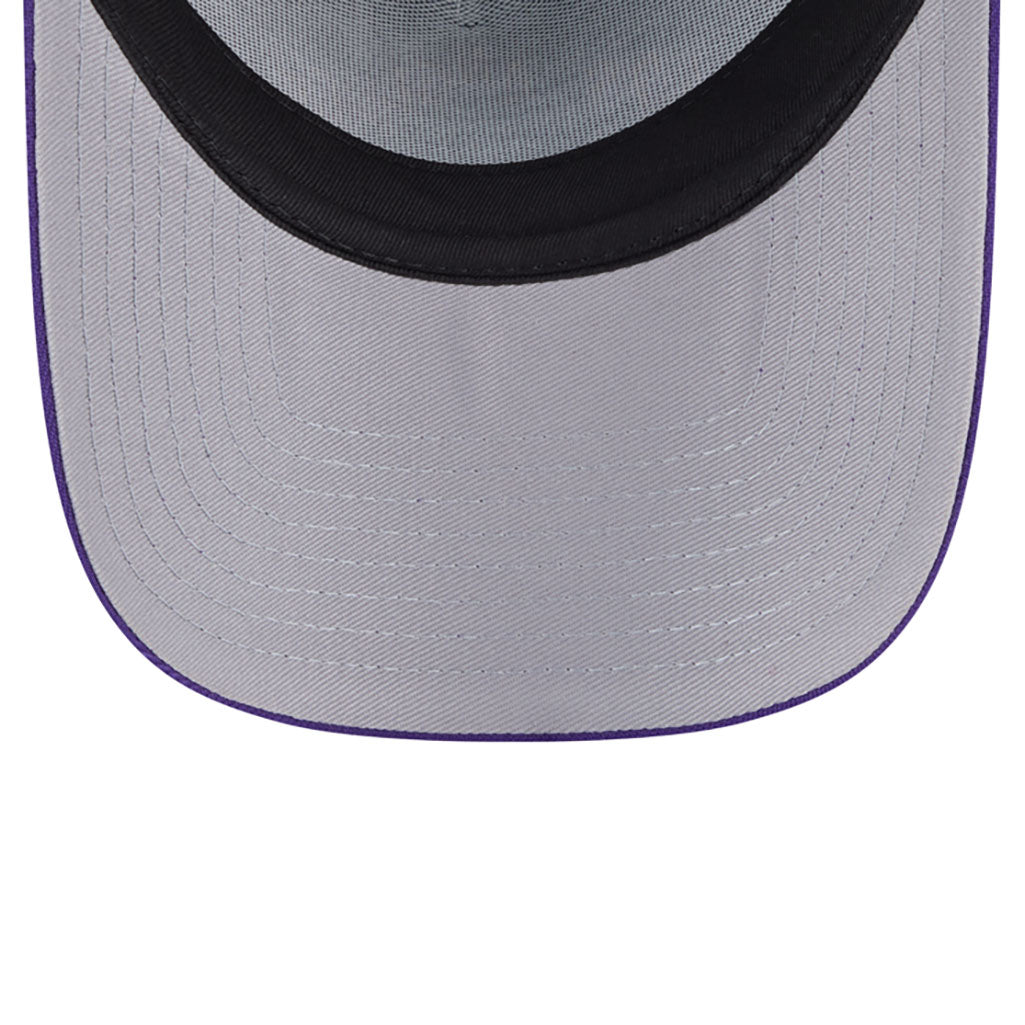 NBA Los Angeles Lakers New Era 2025-26 City Edition 9FORTY A-Frame Adjustable Hat - Black