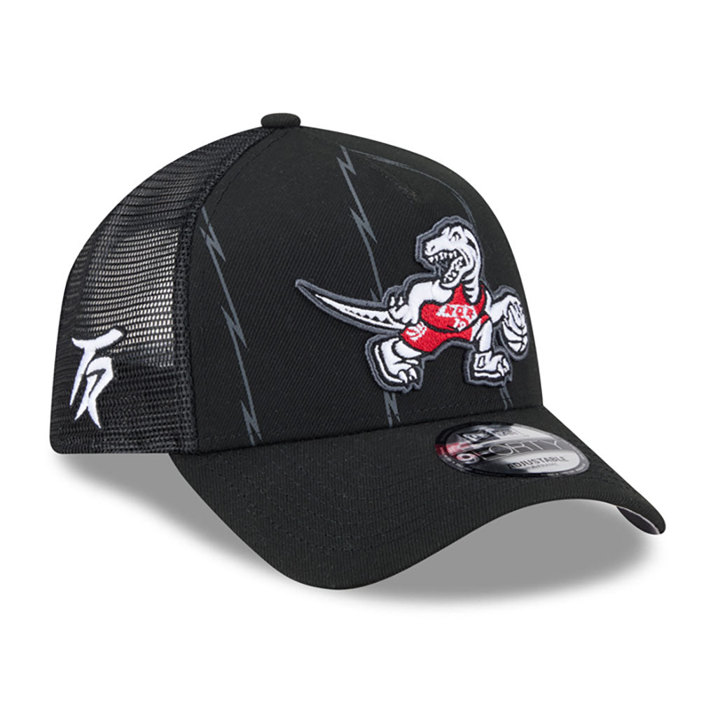 NBA Toronto Raptors New Era 2025-26 City Edition 9FORTY A-Frame Adjustable Hat - Black