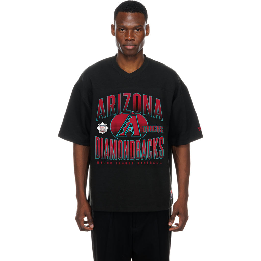 MLB Arizona Diamondbacks New Era Fashion Jersey T-Shirt Tee - Black