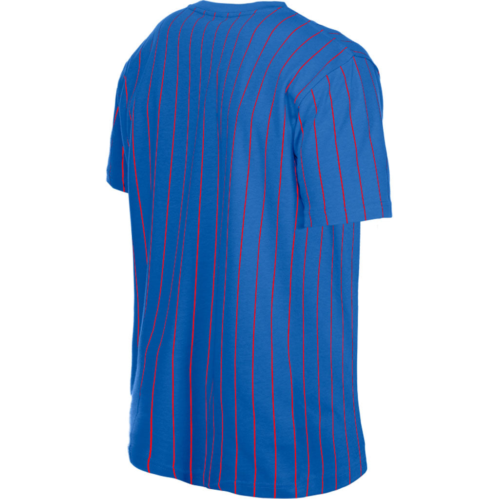 MLB Chicago Cubs New Era 2026 Pinstripe Jersey T-shirt - Blue