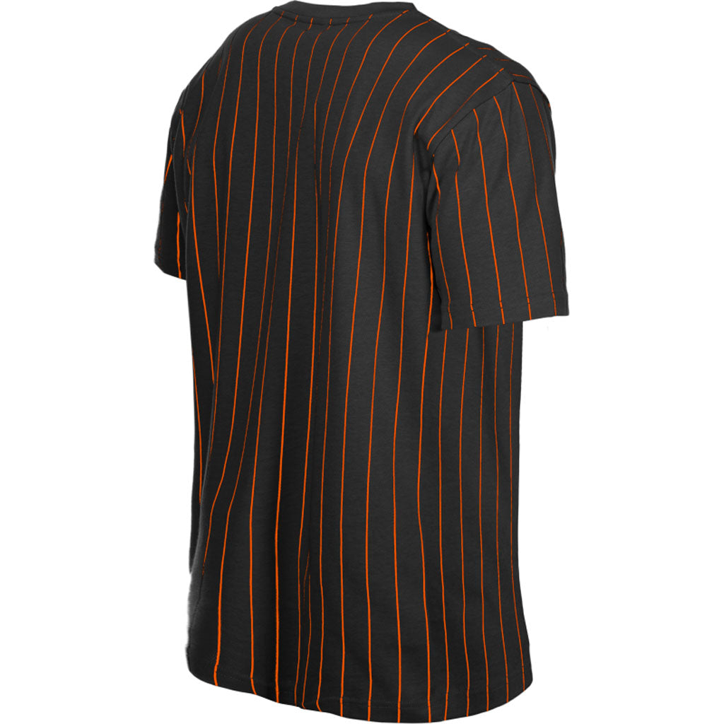 MLB San Francisco Giants New Era Pinstripe Jersey T-shirt - Black