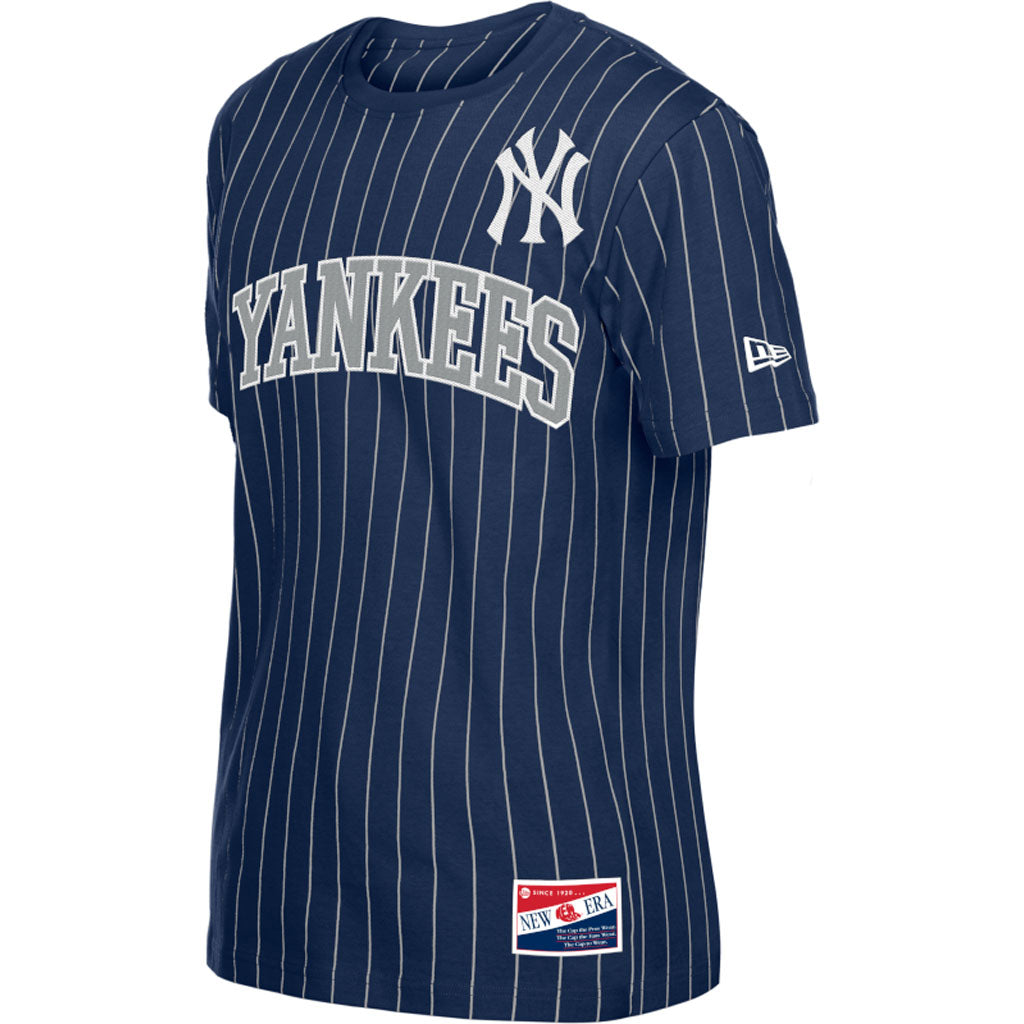 MLB New York Yankees New Era 2026 Pinstripe Jersey T-shirt - Blue