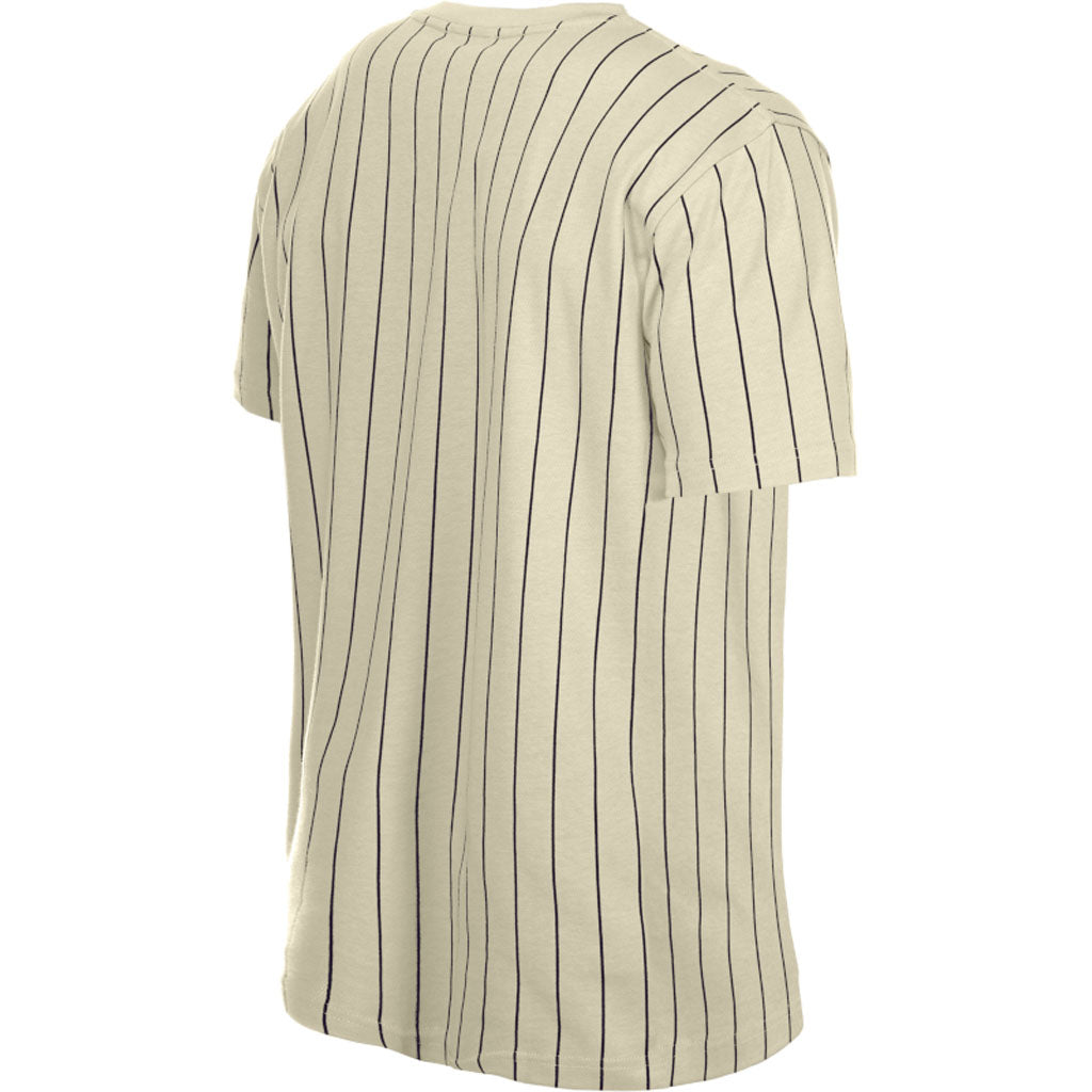 MLB San Diego Padres New Era Pinstripe Jersey T-shirt - Cream