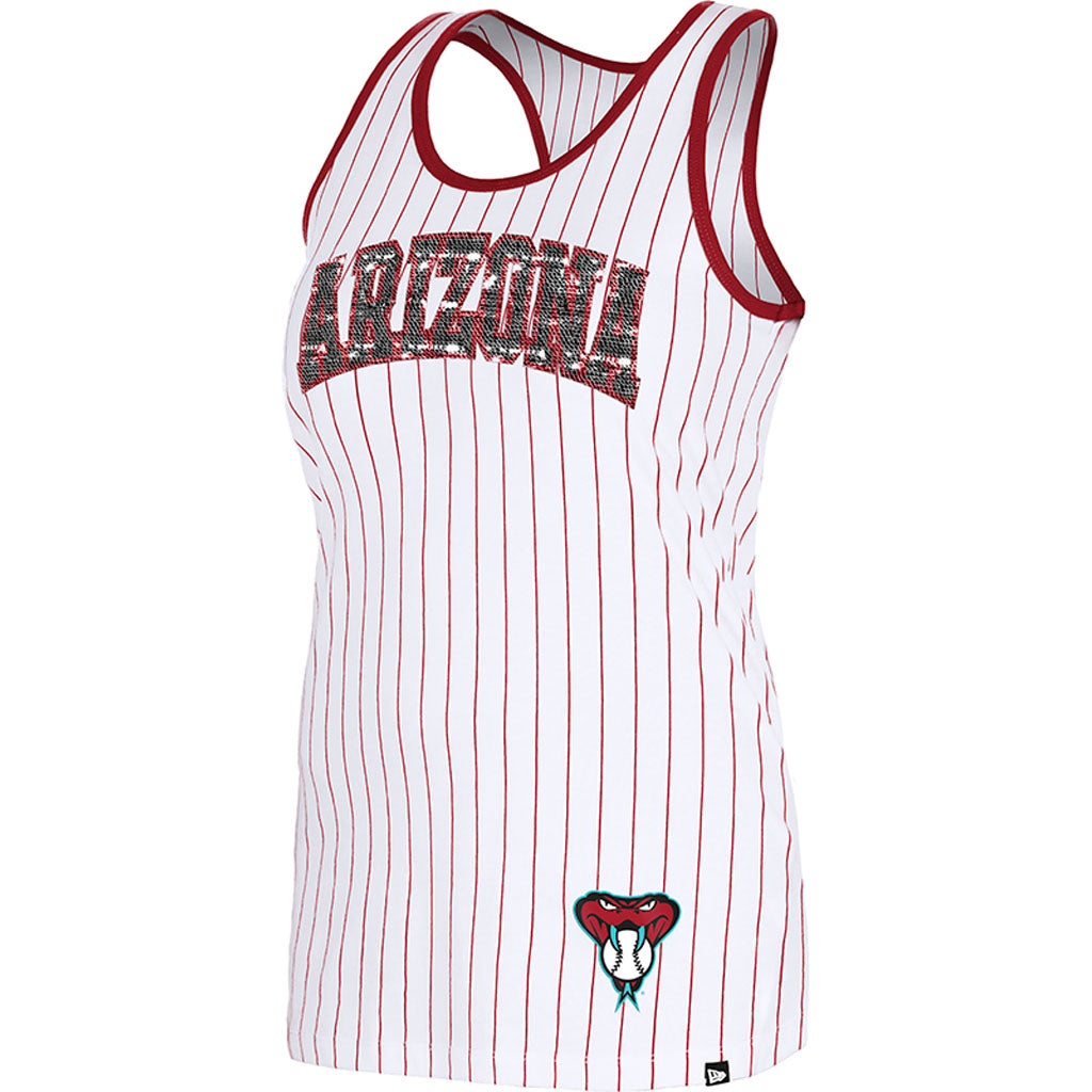 MLB Arizona Diamondbacks Women's New Era H1 Tank Top - White