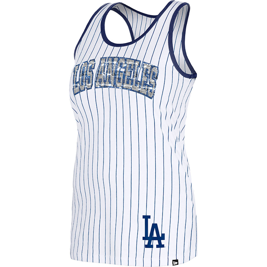 MLB Los Angeles Dodgers Women's New Era H1 Tank Top - White