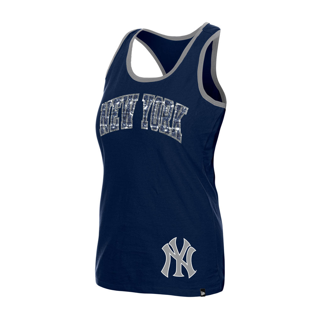 MLB New York Yankees Women's New Era H1 Tank Top - Navy