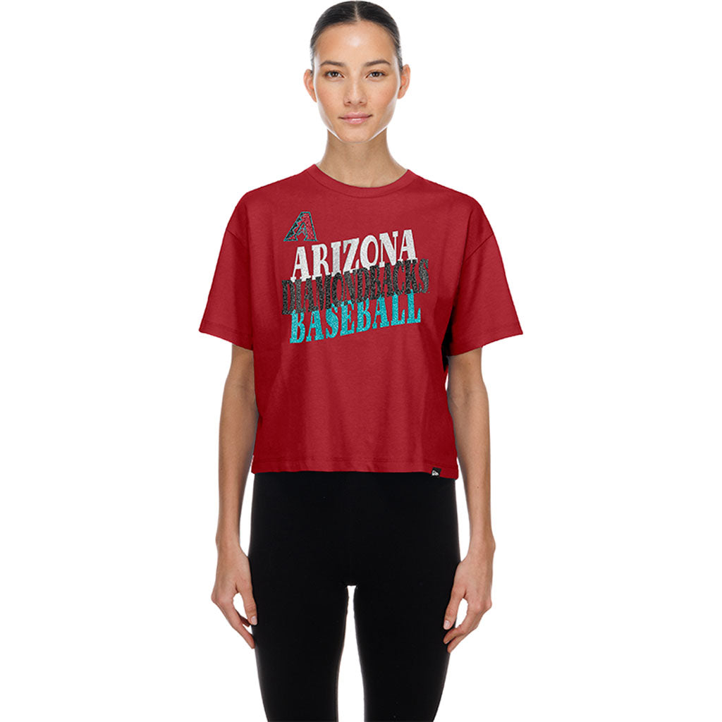 MLB Arizona Diamondbacks Women's New Era Game Day T-Shirt - Red