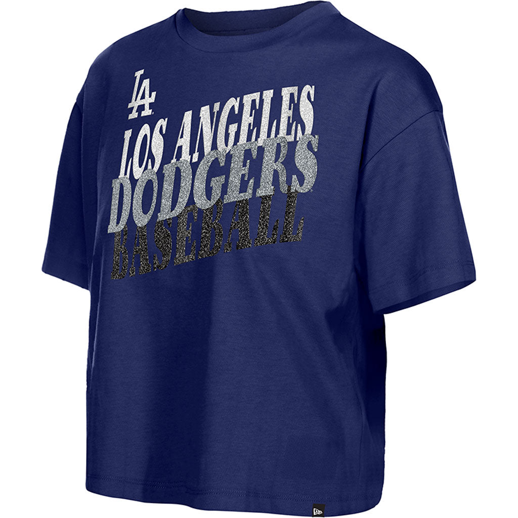MLB Los Angeles Dodgers Women's New Era Game Day T-Shirt - Blue