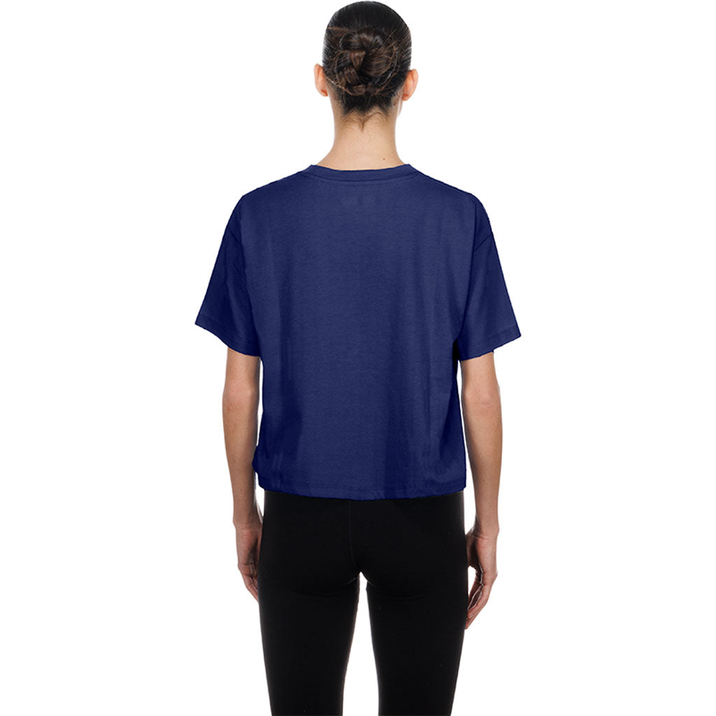 MLB Los Angeles Dodgers Women's New Era Game Day T-Shirt - Blue
