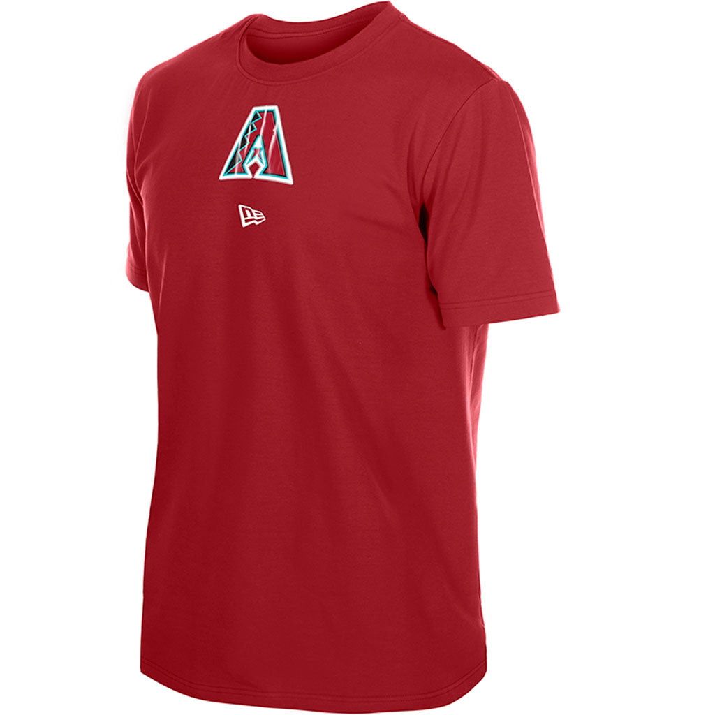 MLB Arizona Diamondbacks New Era Emblem H1 Logo T-Shirt - Red