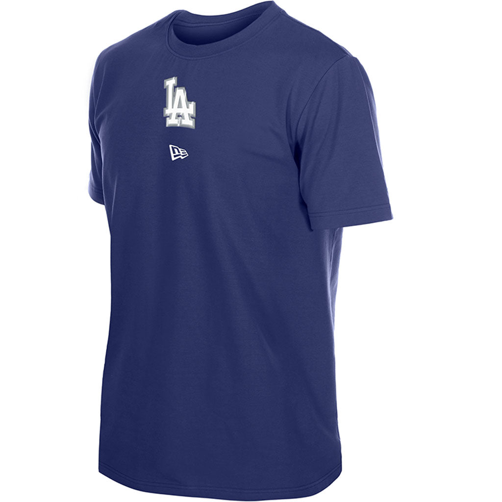 MLB Los Angeles Dodgers New Era Emblem H1 Logo T-shirt - Blue