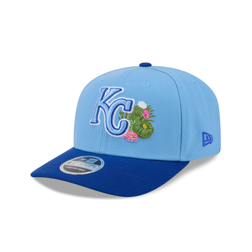 MLB Kansas City Royals New Era 2026 Spring Training 9SEVENTY Snapback Hat - Light blue