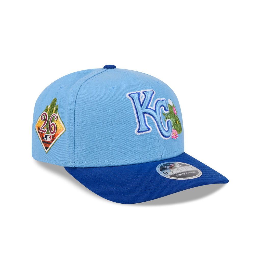MLB Kansas City Royals New Era 2026 Spring Training 9SEVENTY Snapback Hat - Light blue