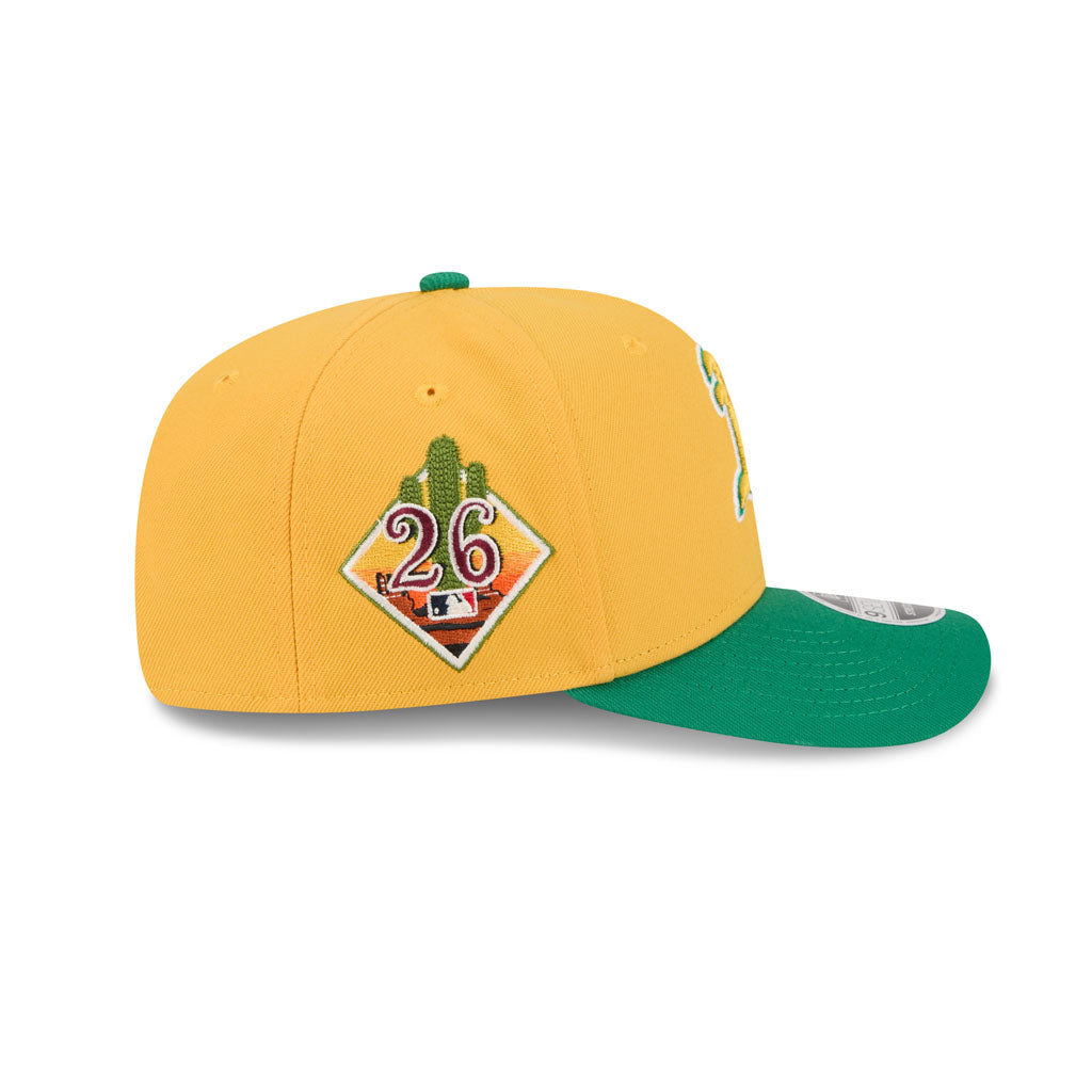 MLB Oakland Athletics New Era 2026 Spring Training 9SEVENTY Snapback Hat - Yellow