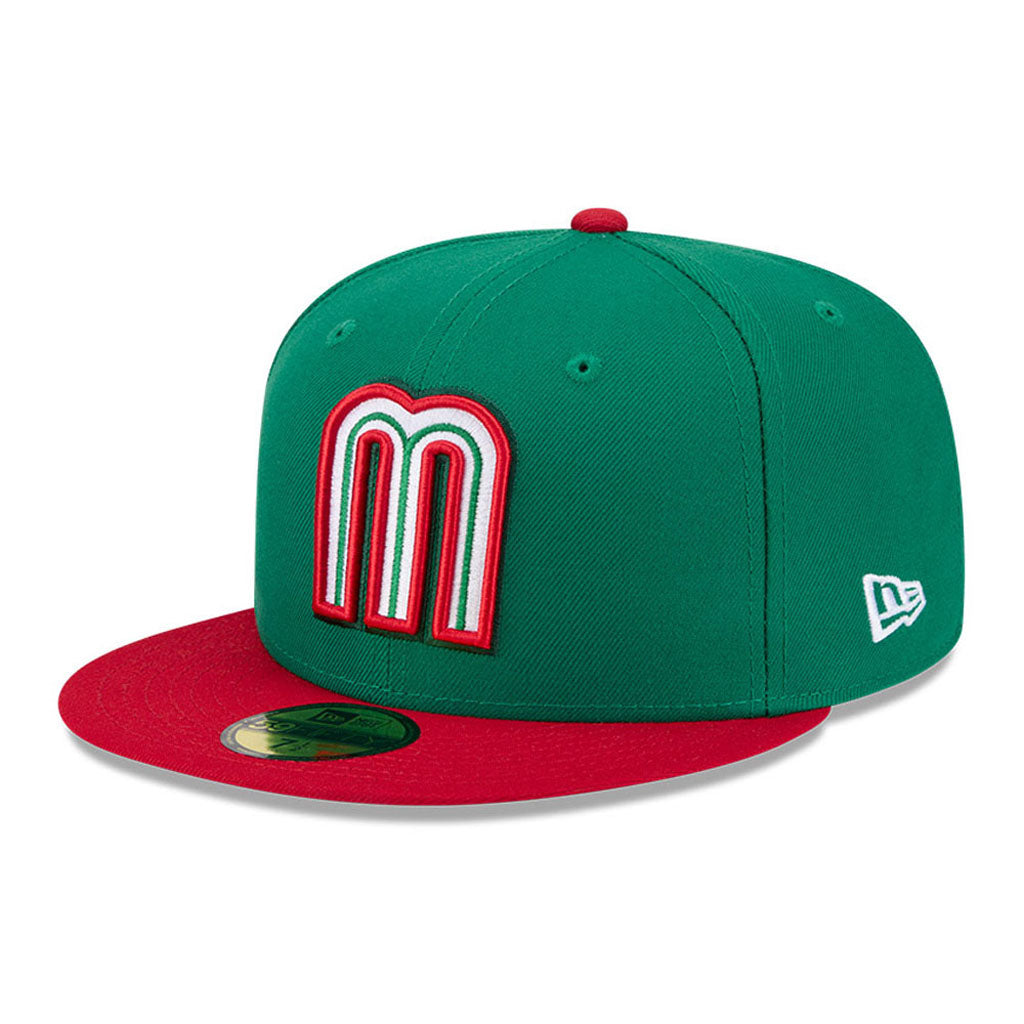 WBC Mexico New Era 2026 Onfield 59FIFTY Fitted Hat - Green