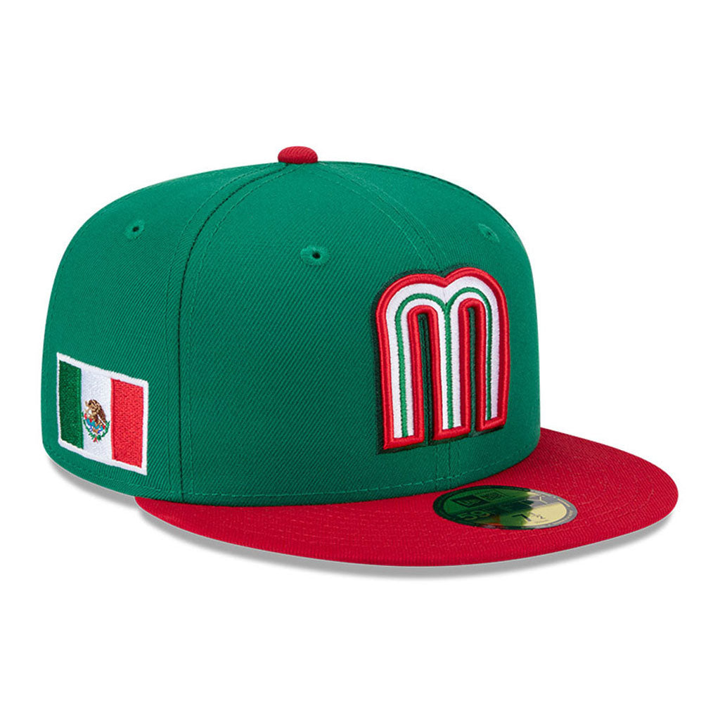 WBC Mexico New Era 2026 Onfield 59FIFTY Fitted Hat - Green