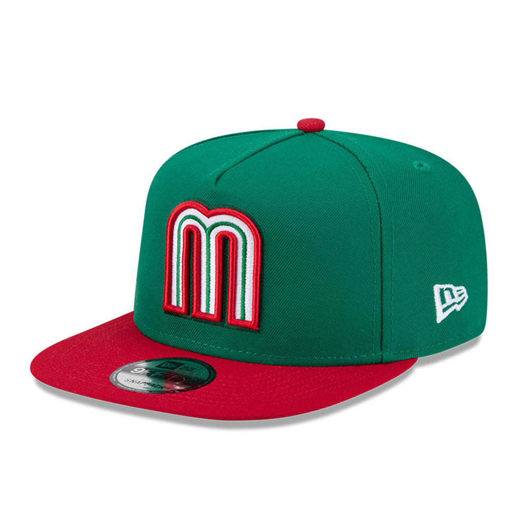 WBC Mexico New Era 2026 Onfield 9FIFTY A-Frame Hat - Green