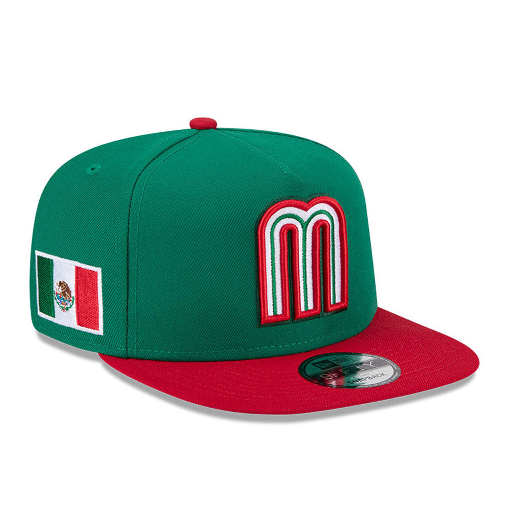 WBC Mexico New Era 2026 Onfield 9FIFTY A-Frame Hat - Green