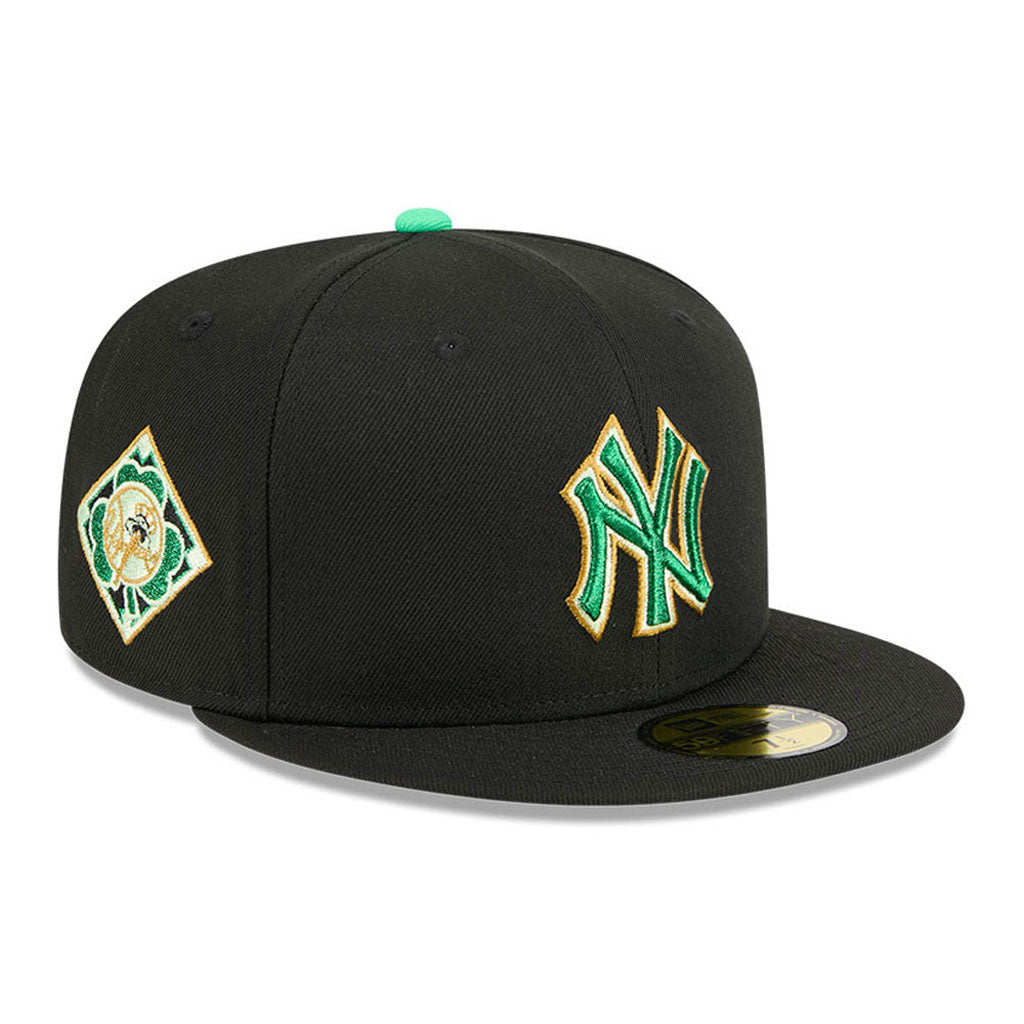 MLB New York Yankees New Era 2026 St Patricks Day 59FIFTY Fitted Hat - Black