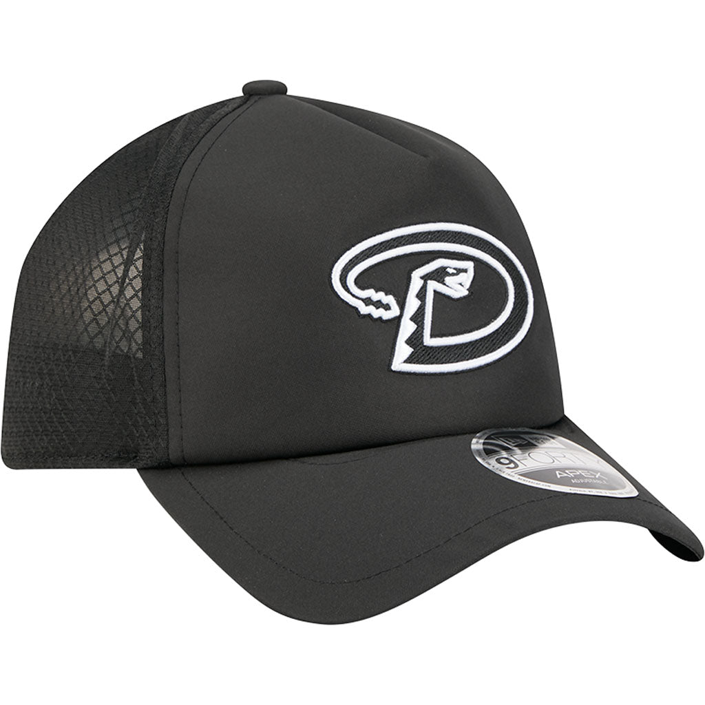 MLB Arizona Diamondbacks New Era "D" Logo Batting Practice Apex 9FORTY Snapback Hat - Black