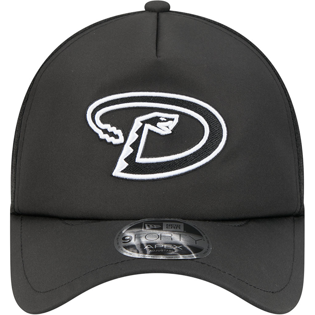 MLB Arizona Diamondbacks New Era "D" Logo Batting Practice Apex 9FORTY Snapback Hat - Black