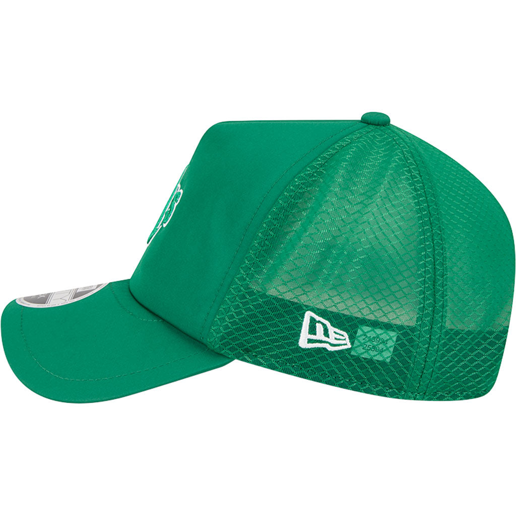 MLB Oakland Athletics New Era Batting Practice Apex 9FORTY Snapback Hat - Green