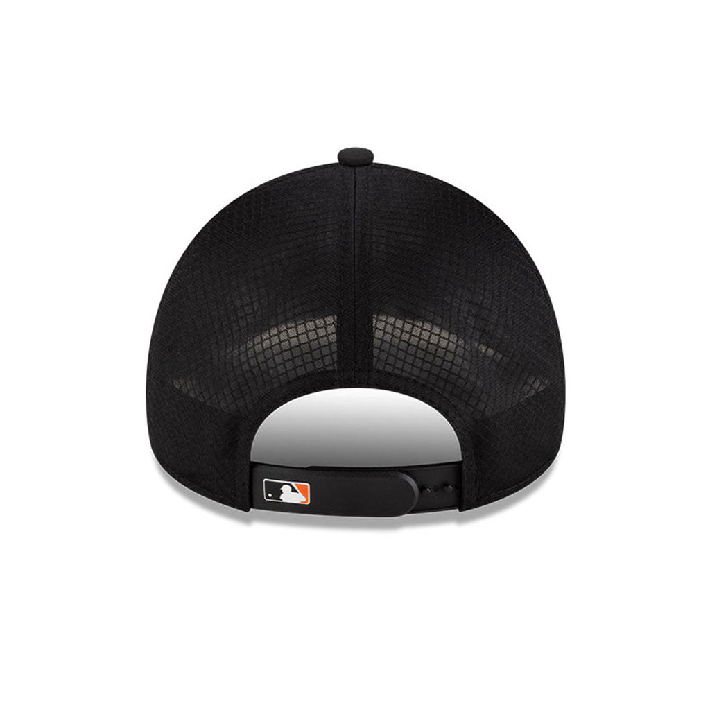 MLB Baltimore Orioles New Era Batting Practice Apex 9FORTY Snapback Hat - Black