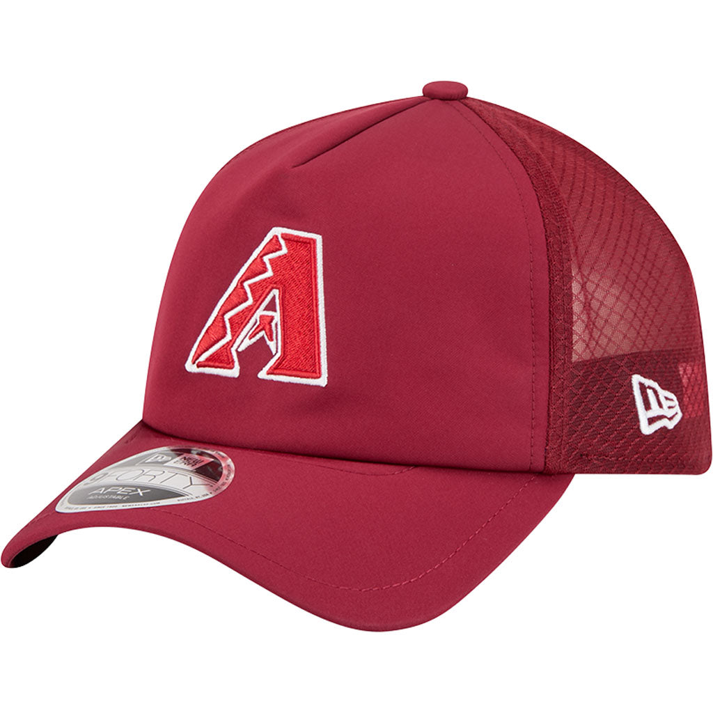 MLB Arizona Diamondbacks New Era Batting Practice Apex 9FORTY Snapback Hat - Red