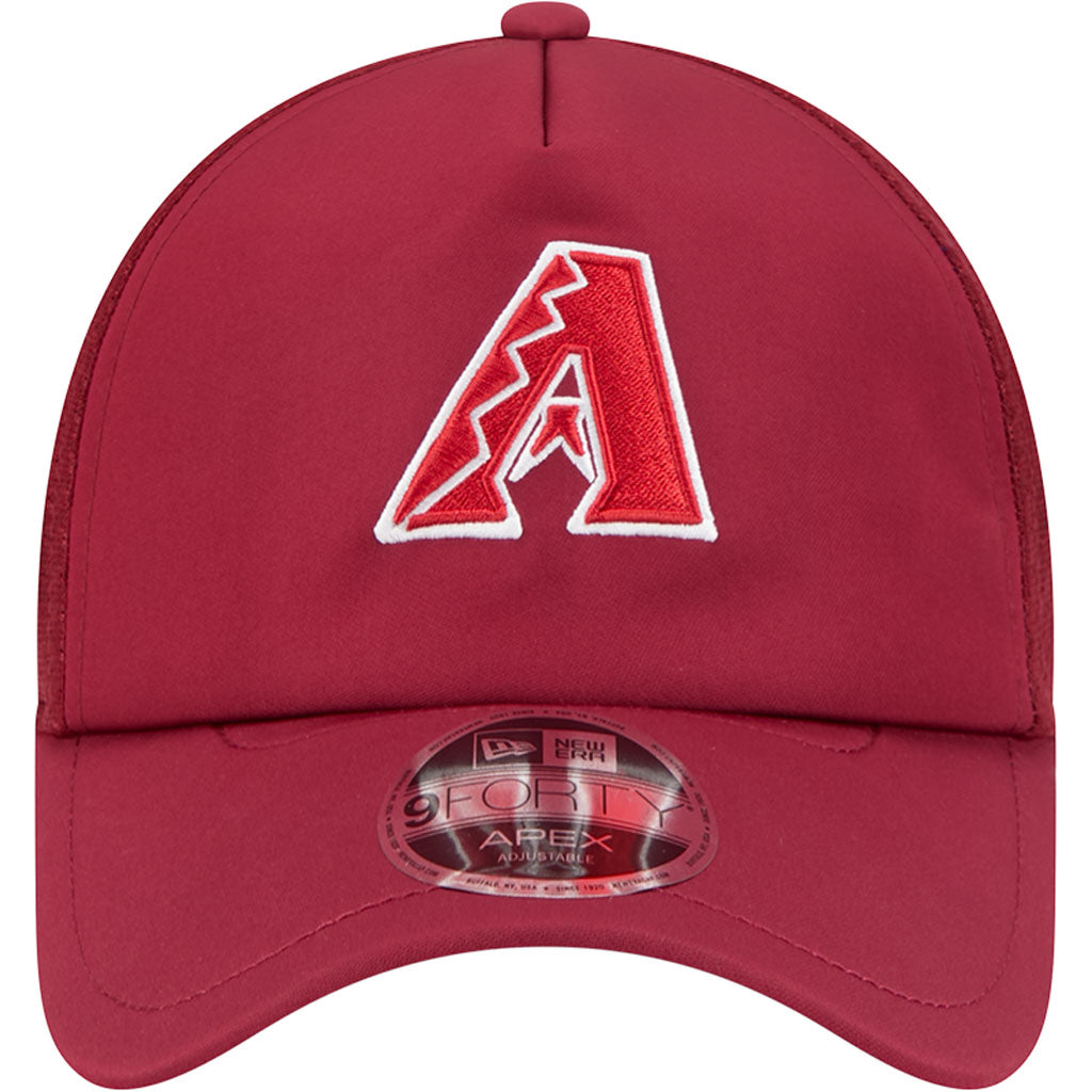 MLB Arizona Diamondbacks New Era Batting Practice Apex 9FORTY Snapback Hat - Red