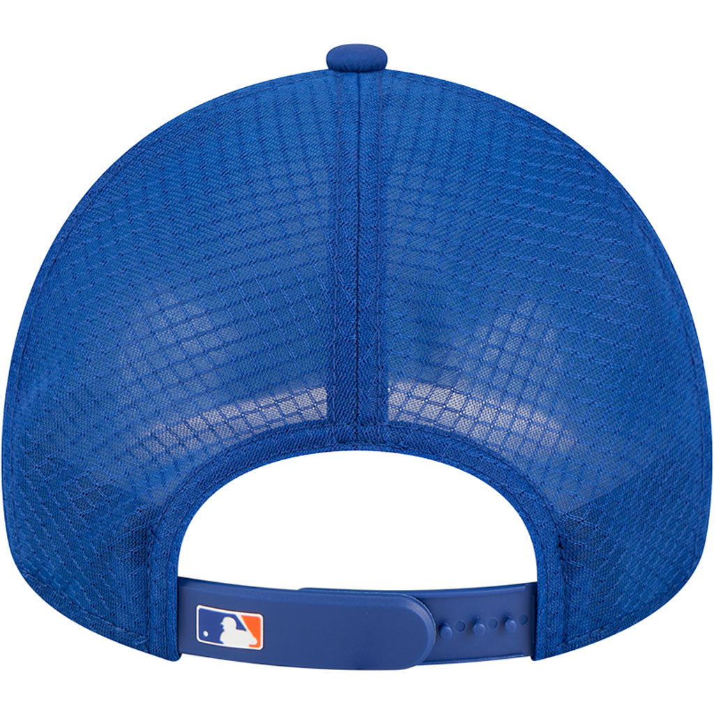 MLB New York Mets New Era Batting Practice Apex 9FORTY Snapback Hat - Blue