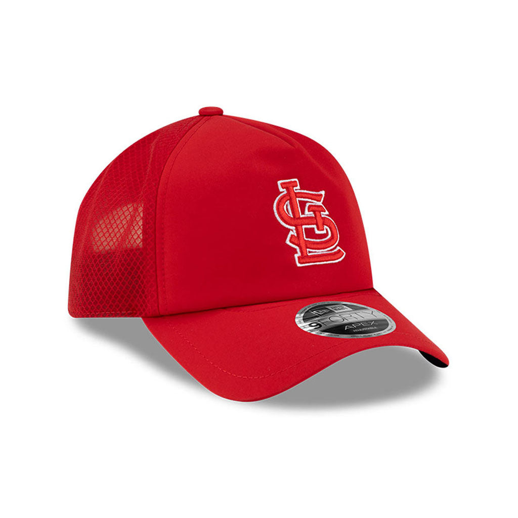 MLB St. Louis Cardinals New Era Batting Practice Apex 9FORTY Snapback Hat - Red