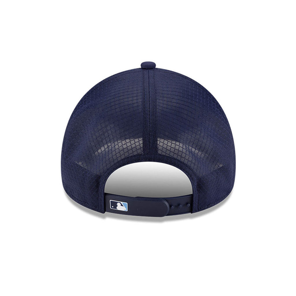 MLB Tampa Bay Rays New Era Batting Practice Apex 9FORTY Snapback Hat - Navy